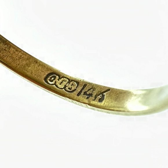 Vintage 14K Yellow Gold Rolling Ring Made of Six (6) Intertwined Bands Size 5.5 - Picture 7 of 8